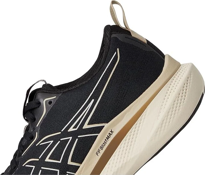 ASICS Men's Glideride Max Men's Running Shoes Black/Oatmeal : 11.5 D - Medium, Synthetic - Image 7