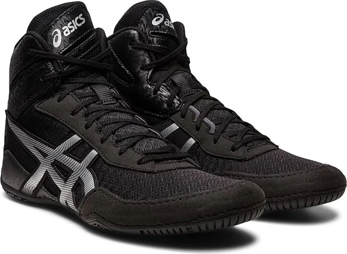 ASICS Men's Matcontrol 3 Wrestling Shoe Men's Shoes Black/Pure Silver : 14 D - Medium, Rubber