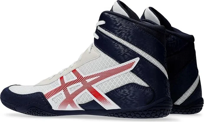 ASICS Men's Matcontrol 3 Wrestling Shoe Men's Shoes White/Classic Red : 11 D - Medium, Rubber - Image 5