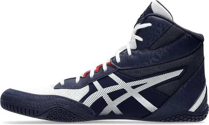 ASICS Men's Matcontrol 3 Wrestling Shoe Men's Shoes White/Classic Red : 11 D - Medium, Rubber - Image 6