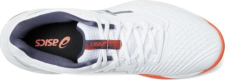 ASICS Men's Netburner Ballistic FF 3 Volleyball Shoe Men's Shoes White/Indigo Fog : 6.5 D - Medium, Synthetic/Textile - Image 2