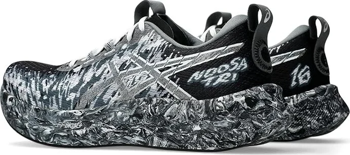 ASICS Men's Noosa Tri 16 Men's Running Shoes Black/White : 8 D - Medium - Image 4