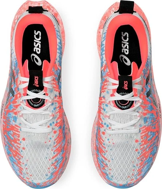 ASICS Men's Noosa Tri 16 Men's Running Shoes White/Sunrise Red : 8 D - Medium - Image 2