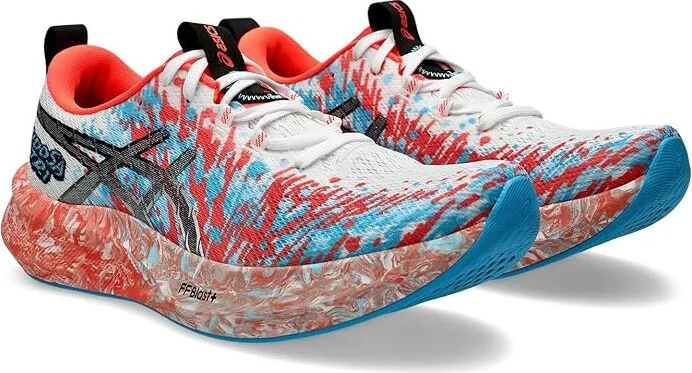 ASICS Men's Noosa Tri 16 Men's Running Shoes White/Sunrise Red : 8 D - Medium