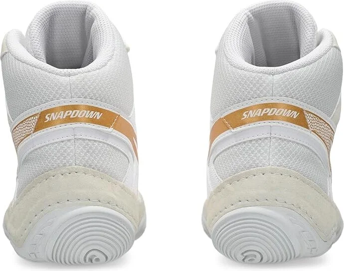 ASICS Men's Snapdown 4 Men's Shoes White/Puregold : 10 EE - Wide, Rubber - Image 4