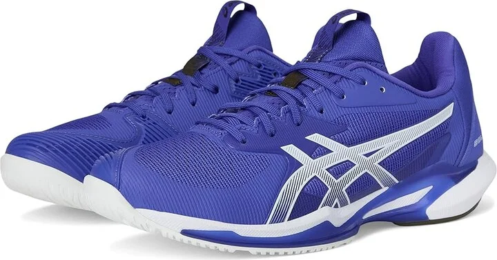 ASICS Men's Solution Speed Ff 3 Tennis Shoe Men's Shoes Dark Cobalt/White : 15 D - Medium, Mesh