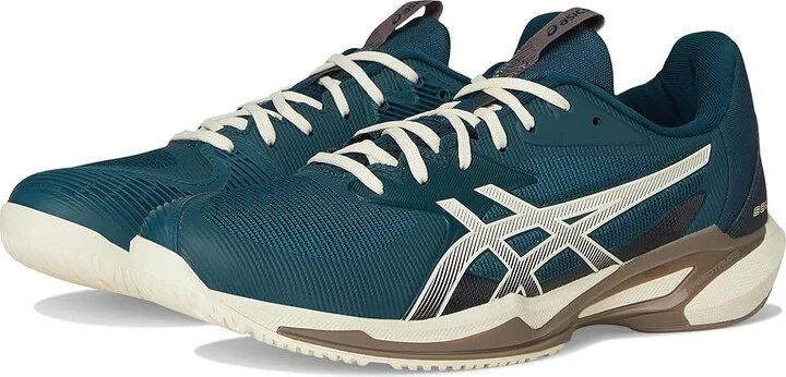 ASICS Men's Solution Speed Ff 3 Tennis Shoe Men's Shoes Saxon Green/Birch : 14 D - Medium, Mesh