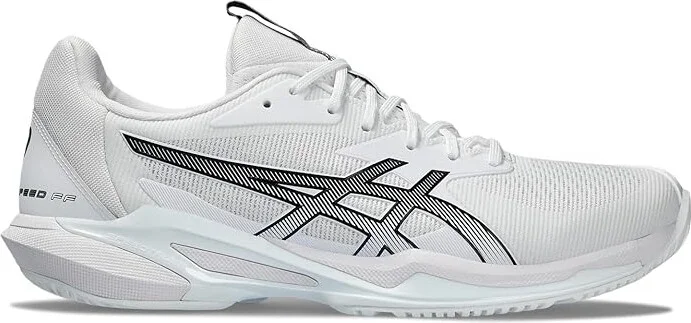 ASICS Men's Solution Speed Ff 3 Tennis Shoe Men's Shoes White/Black : 12 D - Medium, Mesh - Image 6