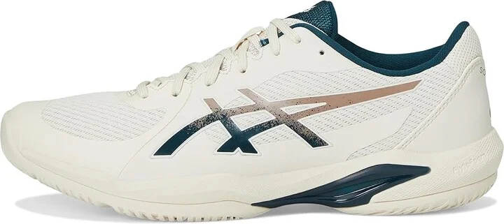 ASICS Men's Solution Swift FF 2 Tennis Shoe Men's Shoes Birch/Saxon Green : 13 D - Medium - Image 6