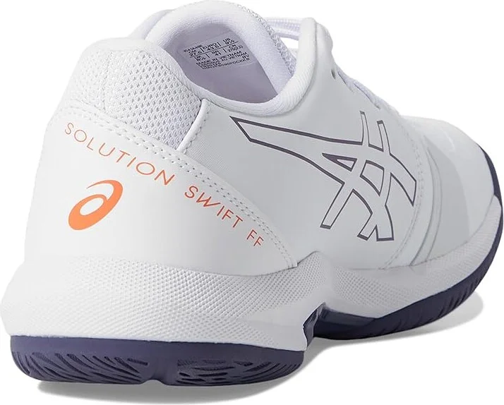 ASICS Men's Solution Swift FF 2 Tennis Shoe Men's Shoes White/Nova Orange : 11.5 D - Medium - Image 4