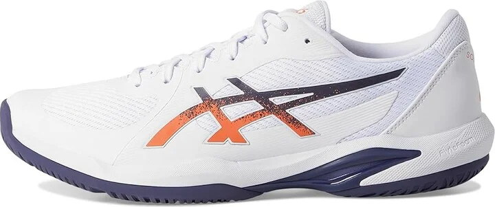 ASICS Men's Solution Swift FF 2 Tennis Shoe Men's Shoes White/Nova Orange : 11.5 D - Medium - Image 6