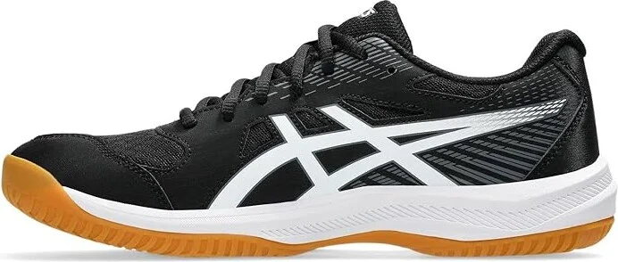 ASICS Men's Upcourt 6 Volleyball Shoe Men's Volleyball Shoes Black/White : 10.5 D - Medium, Synthetic - Image 6