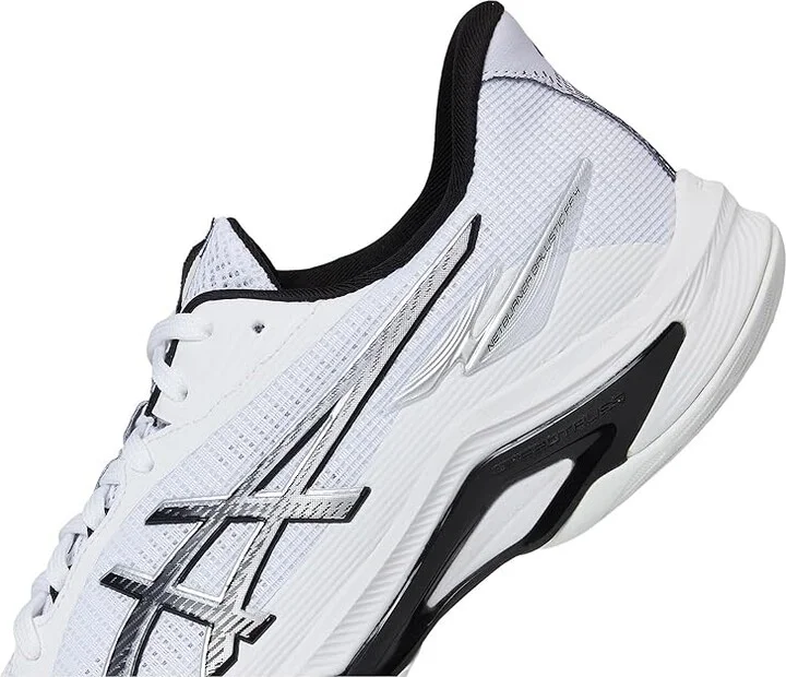 ASICS Netburner Ballistic FF 4 Men's Cross Training Shoes White/Black : 10 D - Medium, Synthetic - Image 7