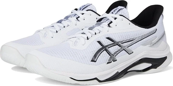 ASICS Netburner Ballistic FF 4 Men's Cross Training Shoes White/Black : 10 D - Medium, Synthetic