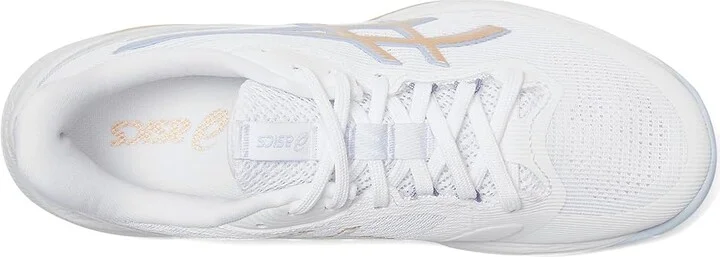 ASICS Netburner Ballistic FF 4 Women's Shoes White/Champagne : 11 B - Medium, Synthetic - Image 2