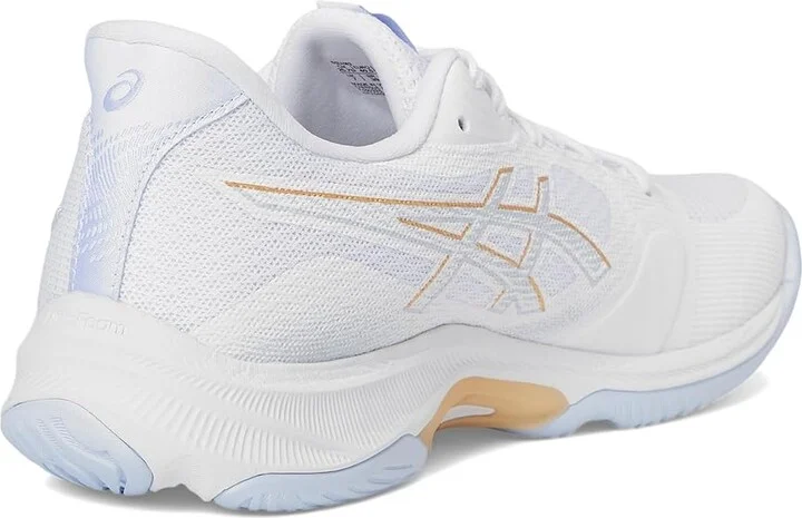 ASICS Netburner Ballistic FF 4 Women's Shoes White/Champagne : 11 B - Medium, Synthetic - Image 4