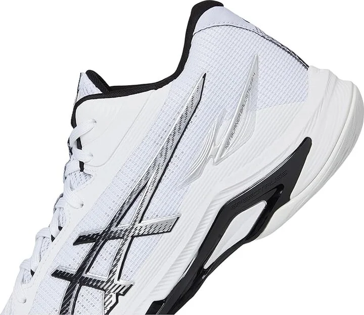 ASICS Netburner Ballistic FF MT 4 Men's Cross Training Shoes White/Black : 7 D - Medium, Synthetic - Image 7