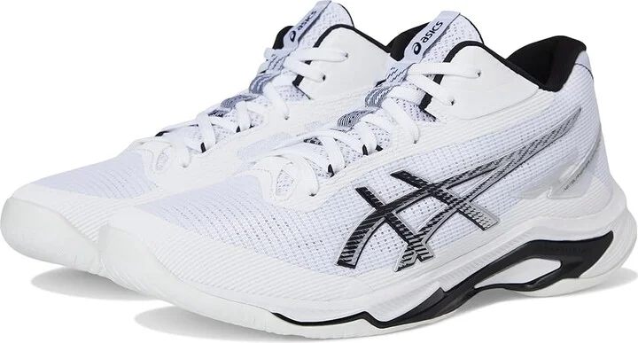 ASICS Netburner Ballistic FF MT 4 Men's Cross Training Shoes White/Black : 7 D - Medium, Synthetic