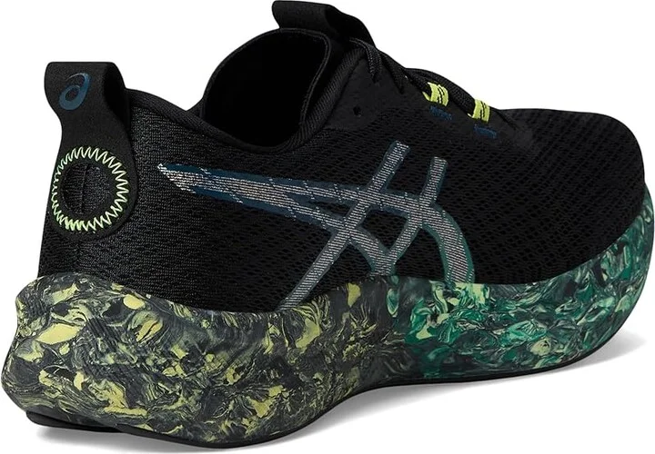 ASICS Noosa Tri 16 Men's Shoes Black/Jasper Green : 12 D - Medium, Textile - Image 4