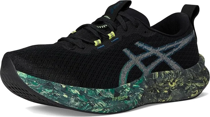 ASICS Noosa Tri 16 Men's Shoes Black/Jasper Green : 12 D - Medium, Textile - Image 5
