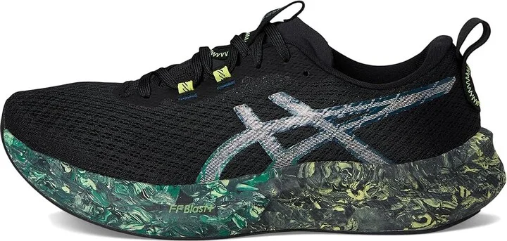 ASICS Noosa Tri 16 Men's Shoes Black/Jasper Green : 12 D - Medium, Textile - Image 6