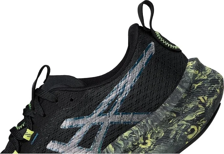 ASICS Noosa Tri 16 Men's Shoes Black/Jasper Green : 12 D - Medium, Textile - Image 7
