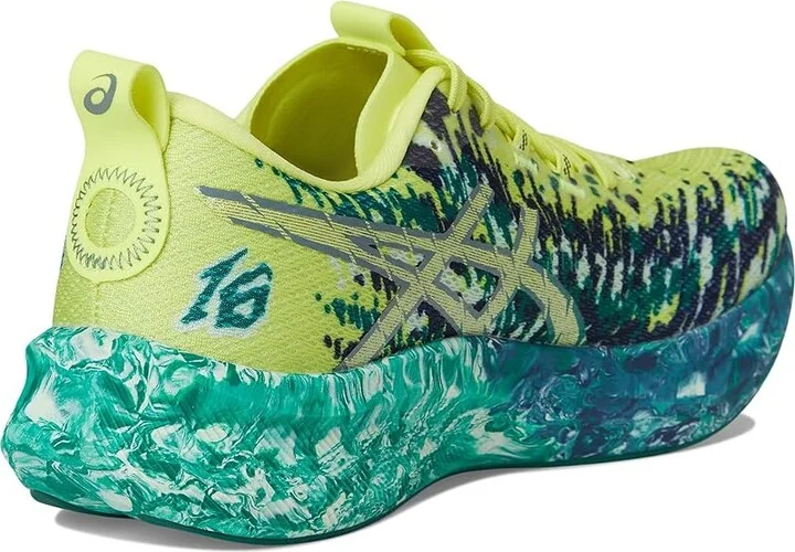 ASICS Noosa Tri 16 Men's Shoes Citron/Jasper Green : 14 D - Medium, Textile - Image 4