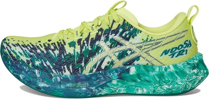 ASICS Noosa Tri 16 Men's Shoes Citron/Jasper Green : 14 D - Medium, Textile - Image 6