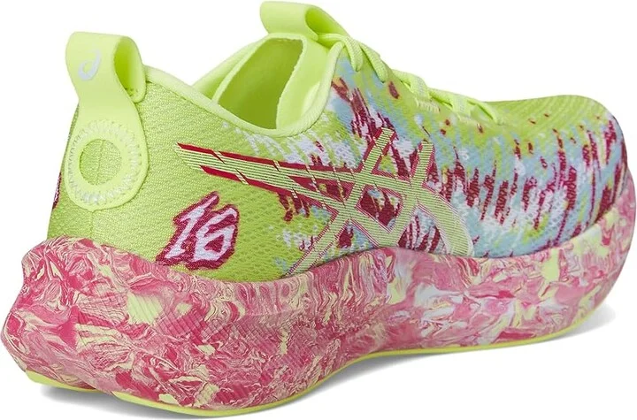 ASICS Noosa Tri 16 Women's Shoes Lucid Yellow/Bright Rose : 9 B - Medium, Synthetic - Image 4