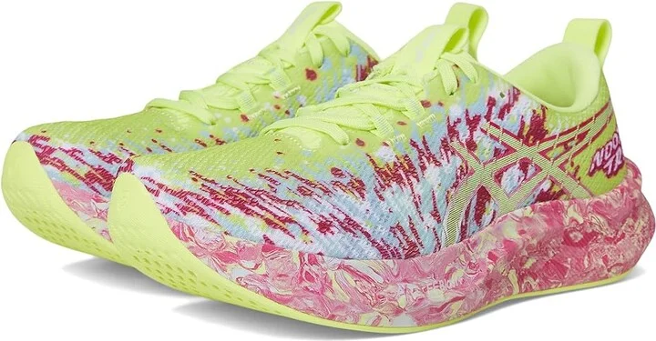 ASICS Noosa Tri 16 Women's Shoes Lucid Yellow/Bright Rose : 9 B - Medium, Synthetic