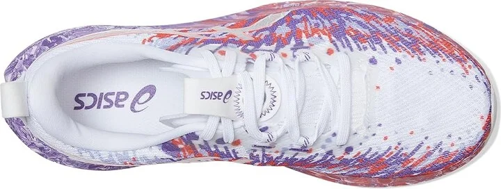ASICS Noosa Tri 16 Women's Shoes White/Edo Purple : 7.5 B - Medium, Synthetic - Image 2