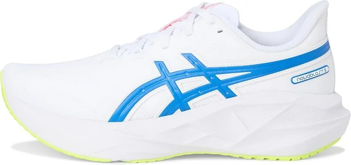 ASICS Novablast 5 Atc Women's Shoes White/Tuna Blue : 11 B - Medium, Synthetic - Image 6