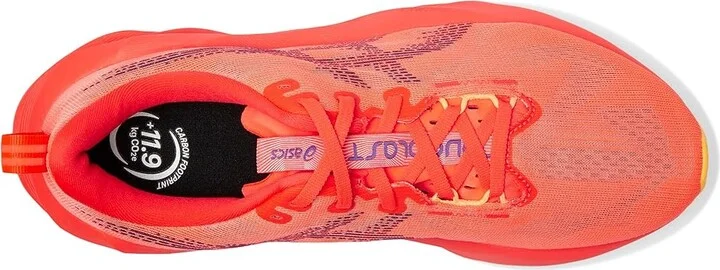 ASICS Novablast 5 Men's Running Shoes Flash Red/Edo Purple : 15 D - Medium, Synthetic - Image 2