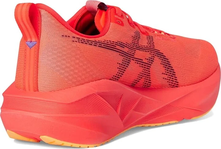 ASICS Novablast 5 Men's Running Shoes Flash Red/Edo Purple : 15 D - Medium, Synthetic - Image 4