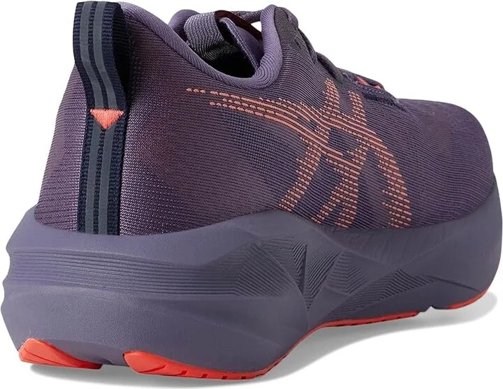 ASICS Novablast 5 Men's Running Shoes Greyish Purple/Coral Reef : 13 D - Medium, Synthetic - Image 4