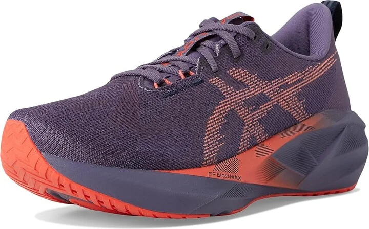 ASICS Novablast 5 Men's Running Shoes Greyish Purple/Coral Reef : 13 D - Medium, Synthetic - Image 5