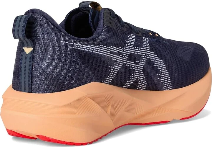 ASICS Novablast 5 Men's Running Shoes Midnight/Orange Glow : 10.5 EE - Wide, Synthetic - Image 4
