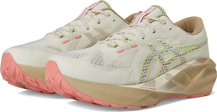 ASICS Novablast 5 Trail Women's Running Shoes Nature Bathing/Guava : 10.5 B - Medium, Synthetic