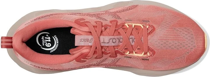 ASICS Novablast 5 Women's Running Shoes Dark Pink Clay/Rubble Red : 7 B - Medium, Synthetic - Image 2