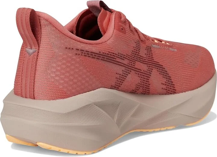 ASICS Novablast 5 Women's Running Shoes Dark Pink Clay/Rubble Red : 7 B - Medium, Synthetic - Image 4