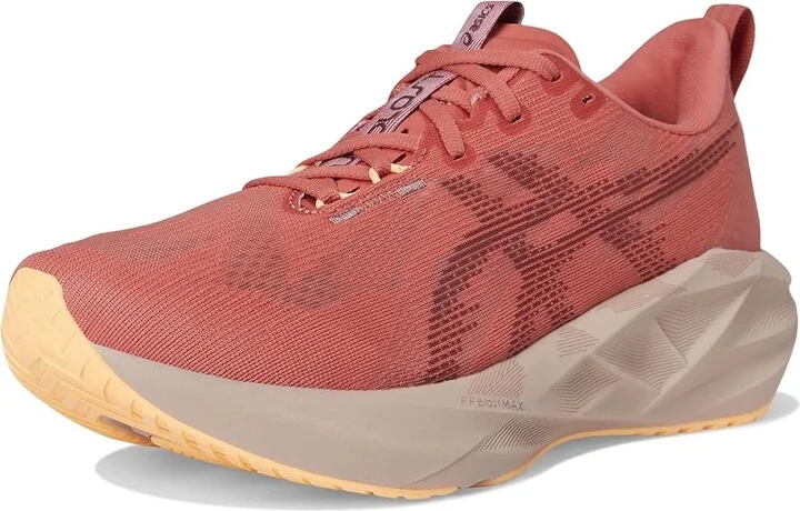 ASICS Novablast 5 Women's Running Shoes Dark Pink Clay/Rubble Red : 7 B - Medium, Synthetic - Image 5
