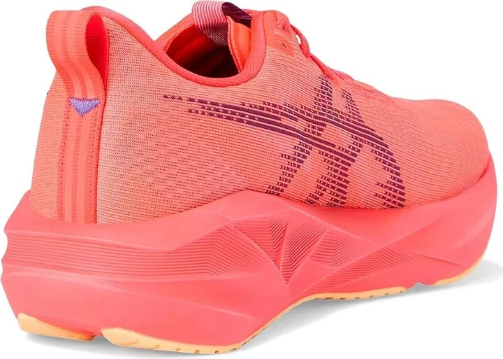 ASICS Novablast 5 Women's Running Shoes Flash Red/Edo Purple : 7 B - Medium, Synthetic - Image 4