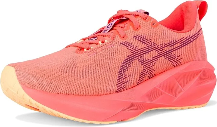 ASICS Novablast 5 Women's Running Shoes Flash Red/Edo Purple : 7 B - Medium, Synthetic - Image 5