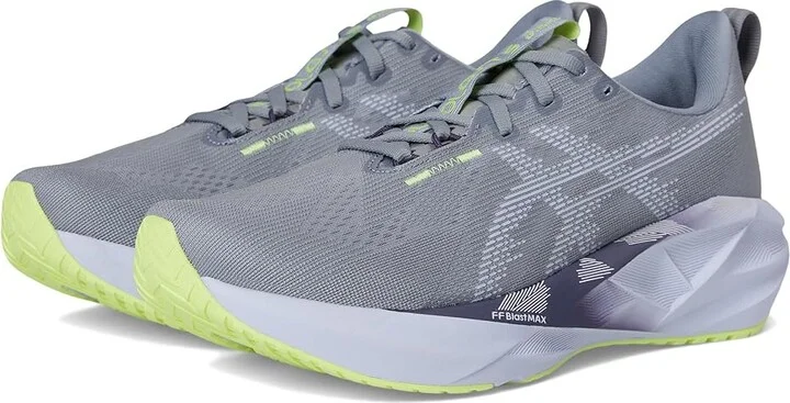 ASICS Novablast 5 Women's Running Shoes Gravel/Blue Fade : 10.5 B - Medium, Synthetic