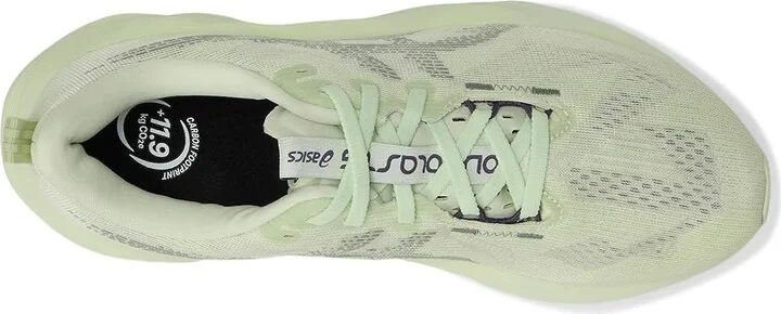 ASICS Novablast 5 Women's Running Shoes Whisper Green/Monument Blue : 9.5 B - Medium, Synthetic - Image 2