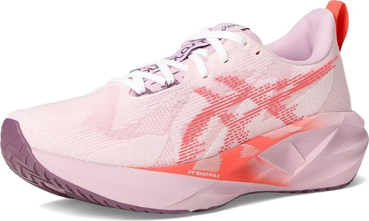 ASICS Novablast 5 Women's Running Shoes White/Coral Reef : 8.5 B - Medium, Synthetic - Image 5