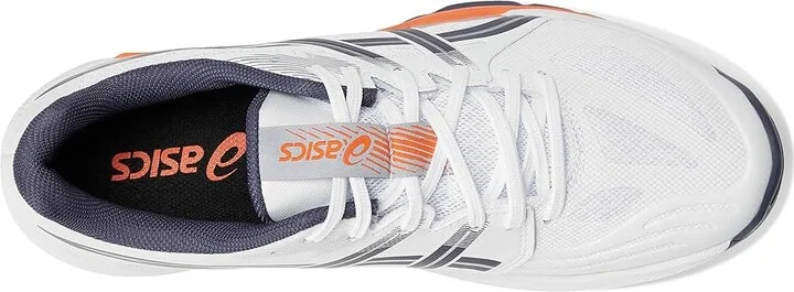 ASICS Powerbreak FF Men's Volleyball Shoes White/Nova Orange : 13 D - Medium, Textile - Image 2