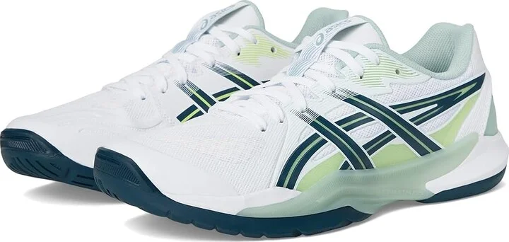 ASICS Powerbreak FF Men's Volleyball Shoes White/Tranquil Teal : 11 D - Medium, Textile