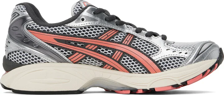 ASICS Silver & Pink GEL-KAYANO 14 Sneakers