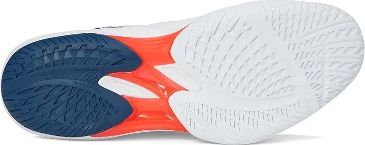 ASICS Sky Elite FF 3 Men's Volleyball Shoes White/Mako Blue : 15 D - Medium, Synthetic - Image 3